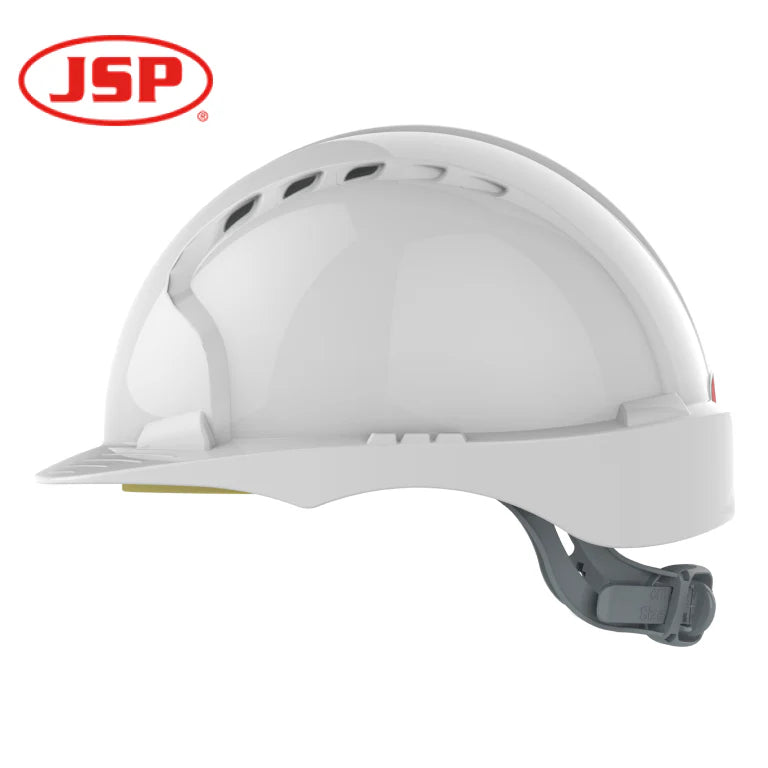 JSP EVO®2 Safety Helmet – Slip Ratchet – Ventilated WHITE