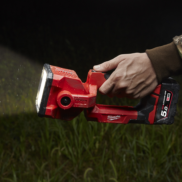 Milwaukee LED Search Light 18v without battery M18SLED‐0