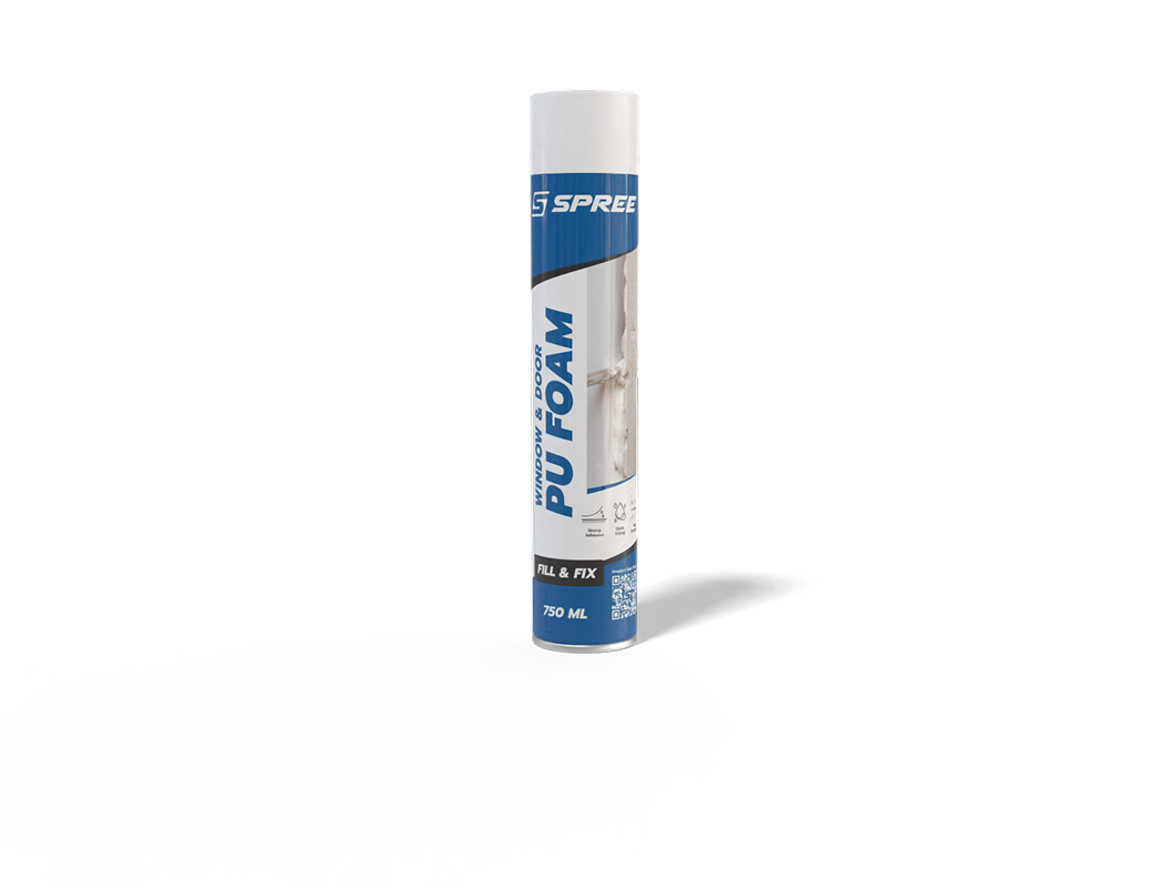 Spree PU Foam Window & Door Gap Filler - 750ml