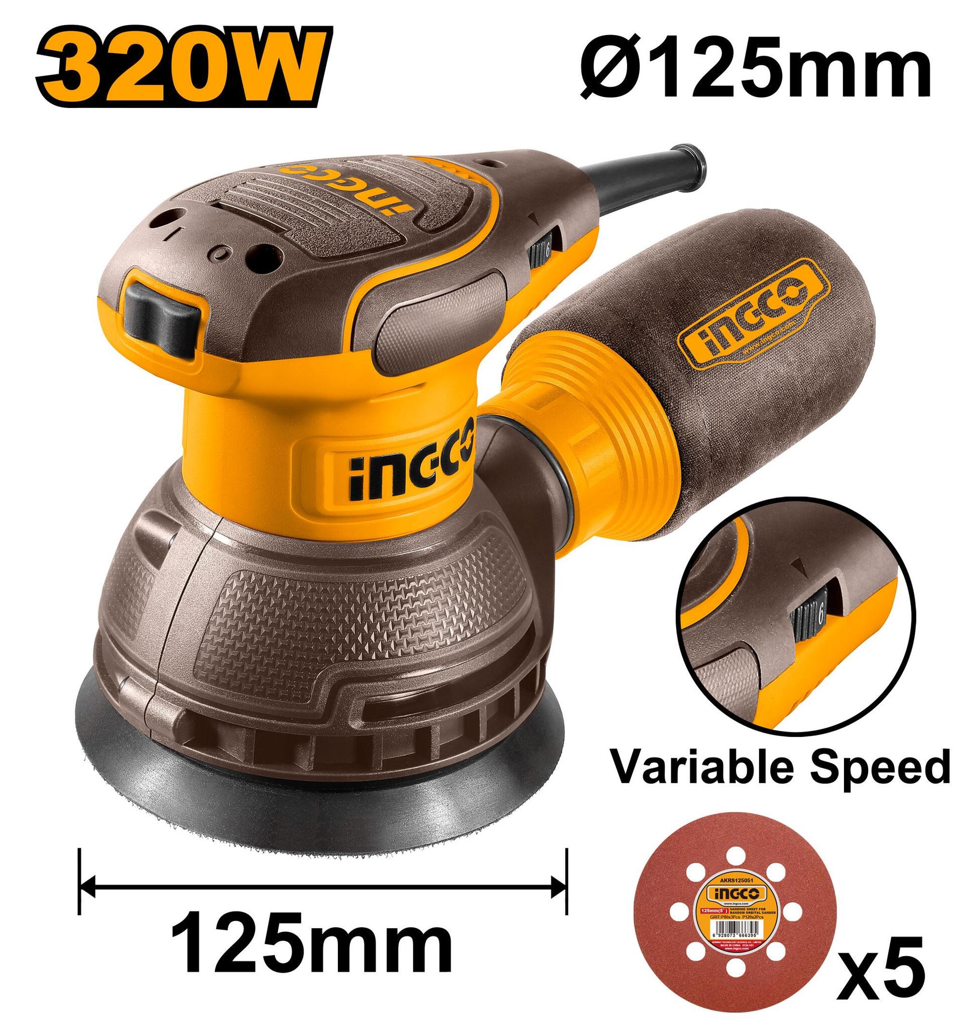 Ingco Rotary sander 320w RS3216