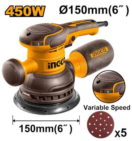 Ingco Rotary sander 450w RS4516