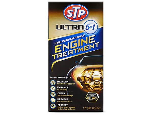 STP Ultra 5-in-1 High Performance Engine Treatment 16oz(473ml)