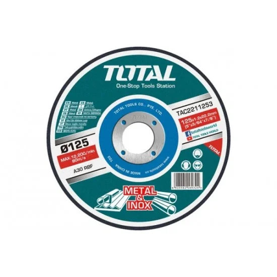 Total Abrasive metal cutting disc 125mm TAC2211253