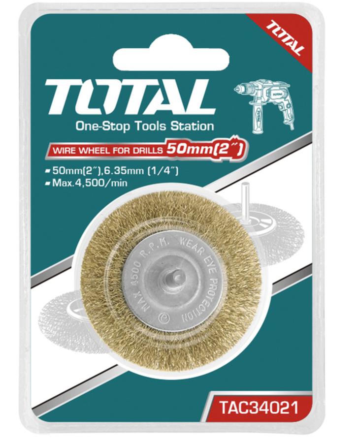 Total Circular grinding wire brush 50mm TAC34021