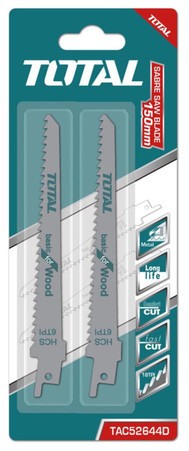 Total Reciprocating saw blade for wood150mm 6TPI TAC52644D