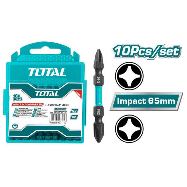 Total Impact screwdriver bit PH2 65mm TACIM16PH233