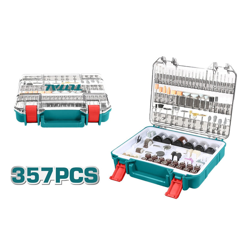 Total 357 Pcs accessories of mini drill TACSD13571
