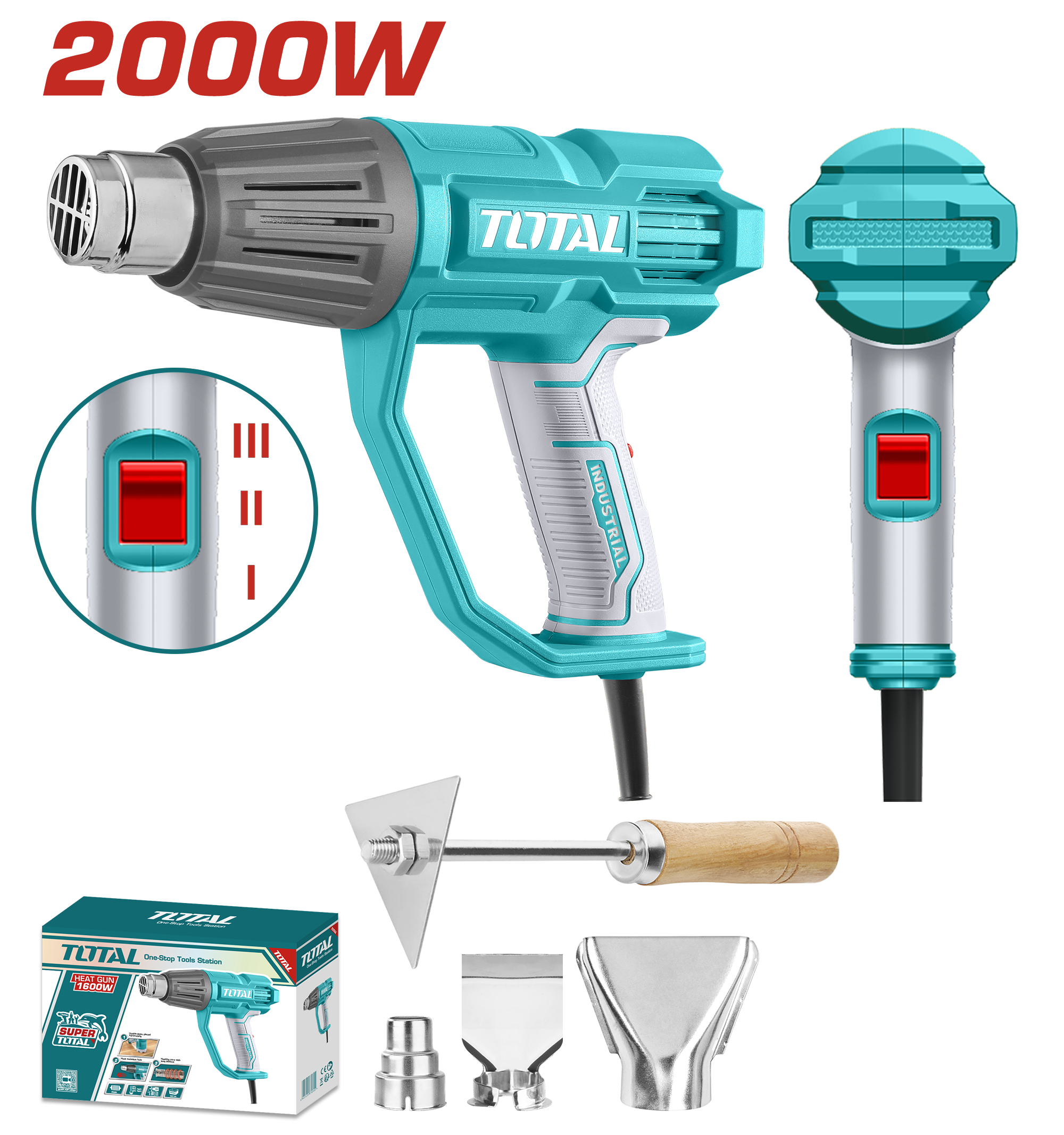 Total Heat gun 2000W TB20078