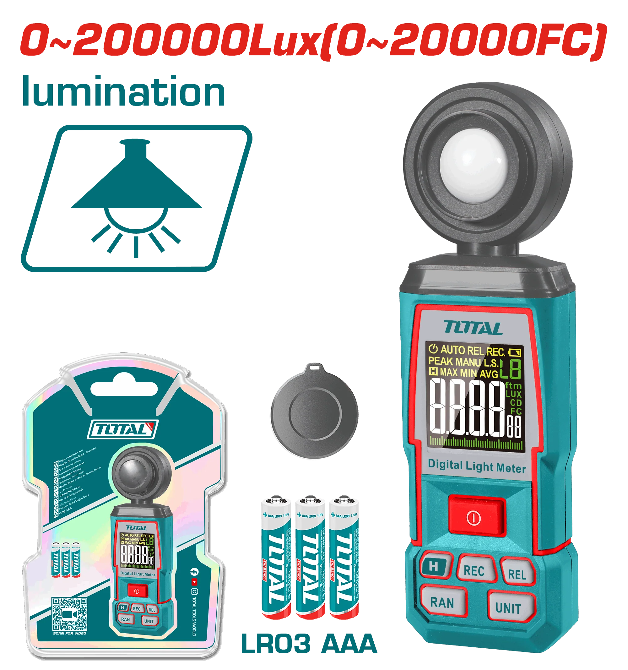 Total Digital
light luxmeter TETLU031