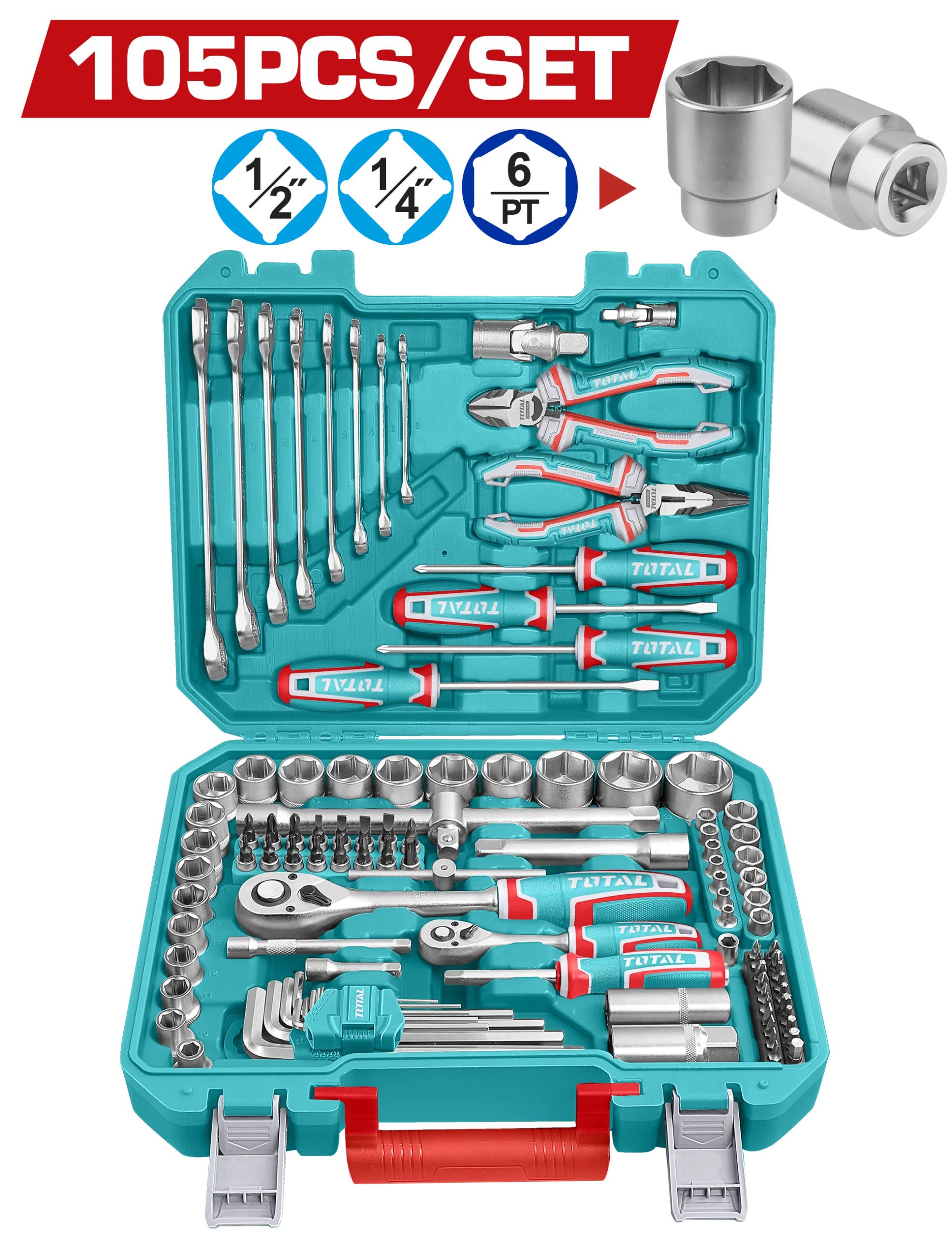Total 105 Pcs tools set THKTHP61057