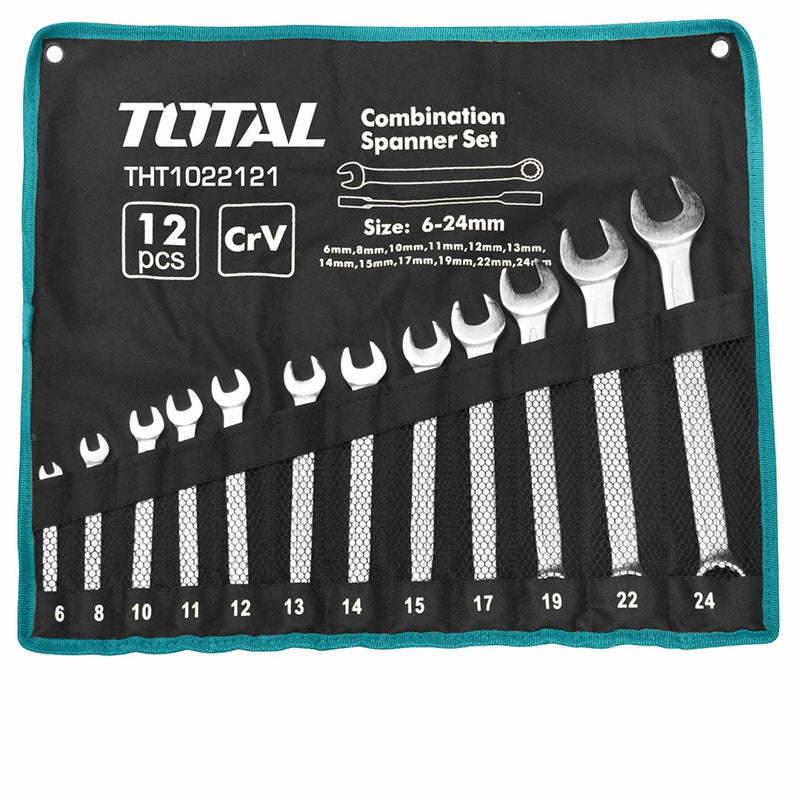 Total 12Pcs combination spanner set THT1022121