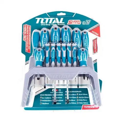 Total 14 Pcs screwdriver and precision screwdriver set THT250614
