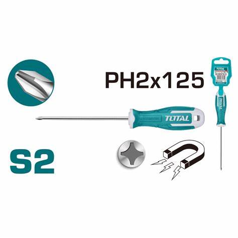 Total Phillips screwdriver PH2 125mm THT26PH2125