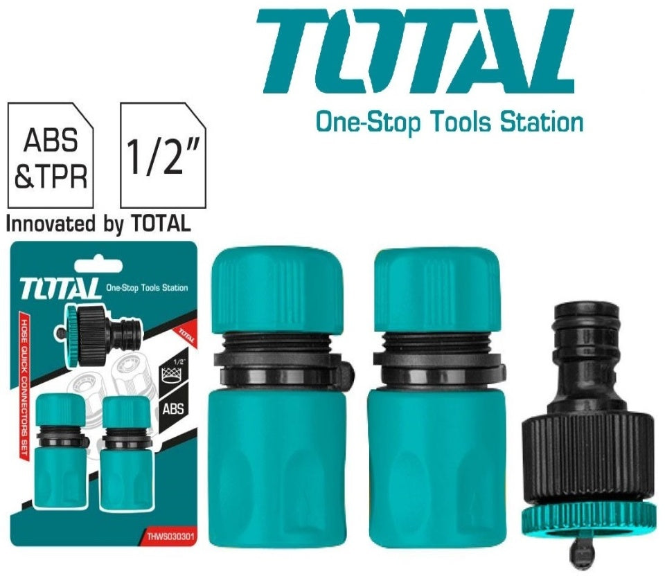 Total 3 pcs Hose quick connectors set THWS030301