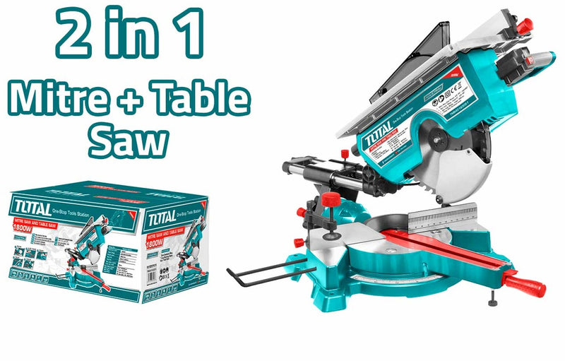 Total Mitre saw and table saw 1800W TMS43183051