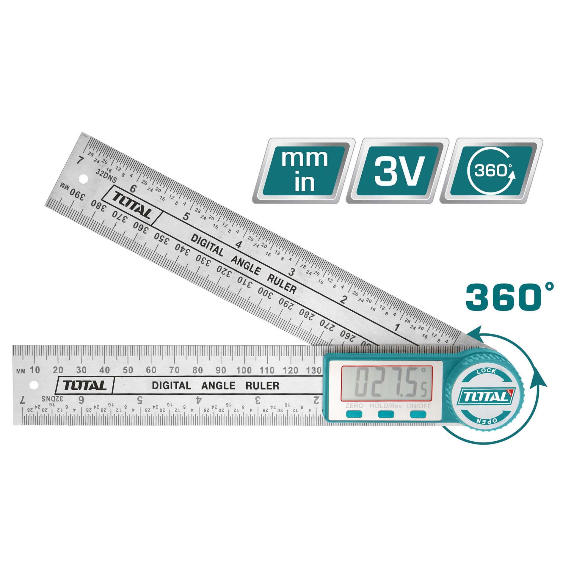 Total Digital angle ruler TMT333601