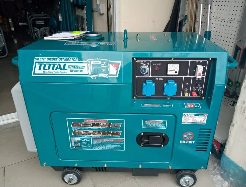Total Silent diesel generator 5.0KW TP250001