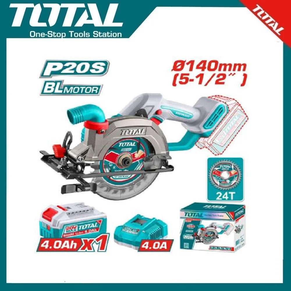 Total Cordless circular saw TSLI14023