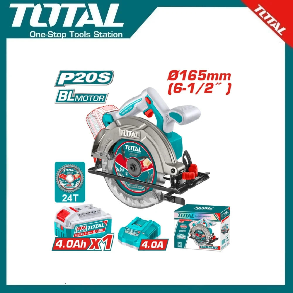 Total Cordless circular saw TSLI16523