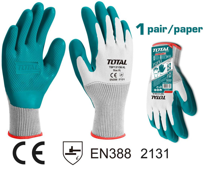 Total Latex gloves XL TSP13106-XL
