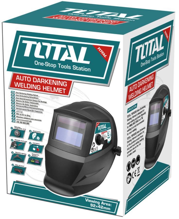 Total Auto Darkening Welding Helmet 92x42mm TSP9306