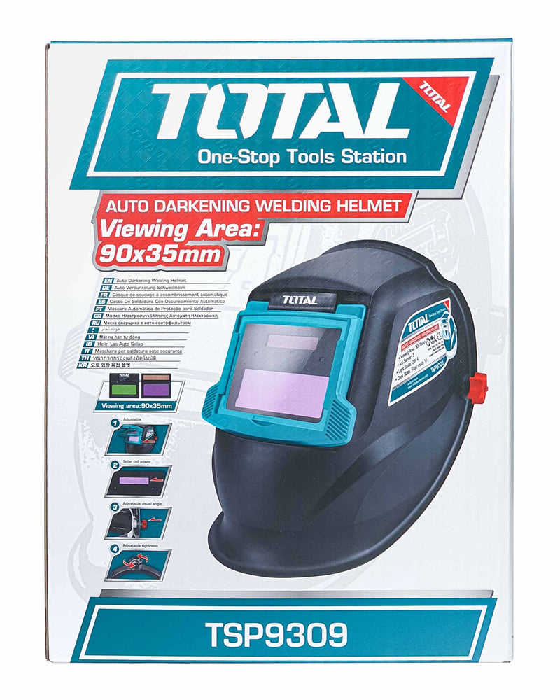 Total Auto Darkening Welding Helmet 90X35mm TSP9309