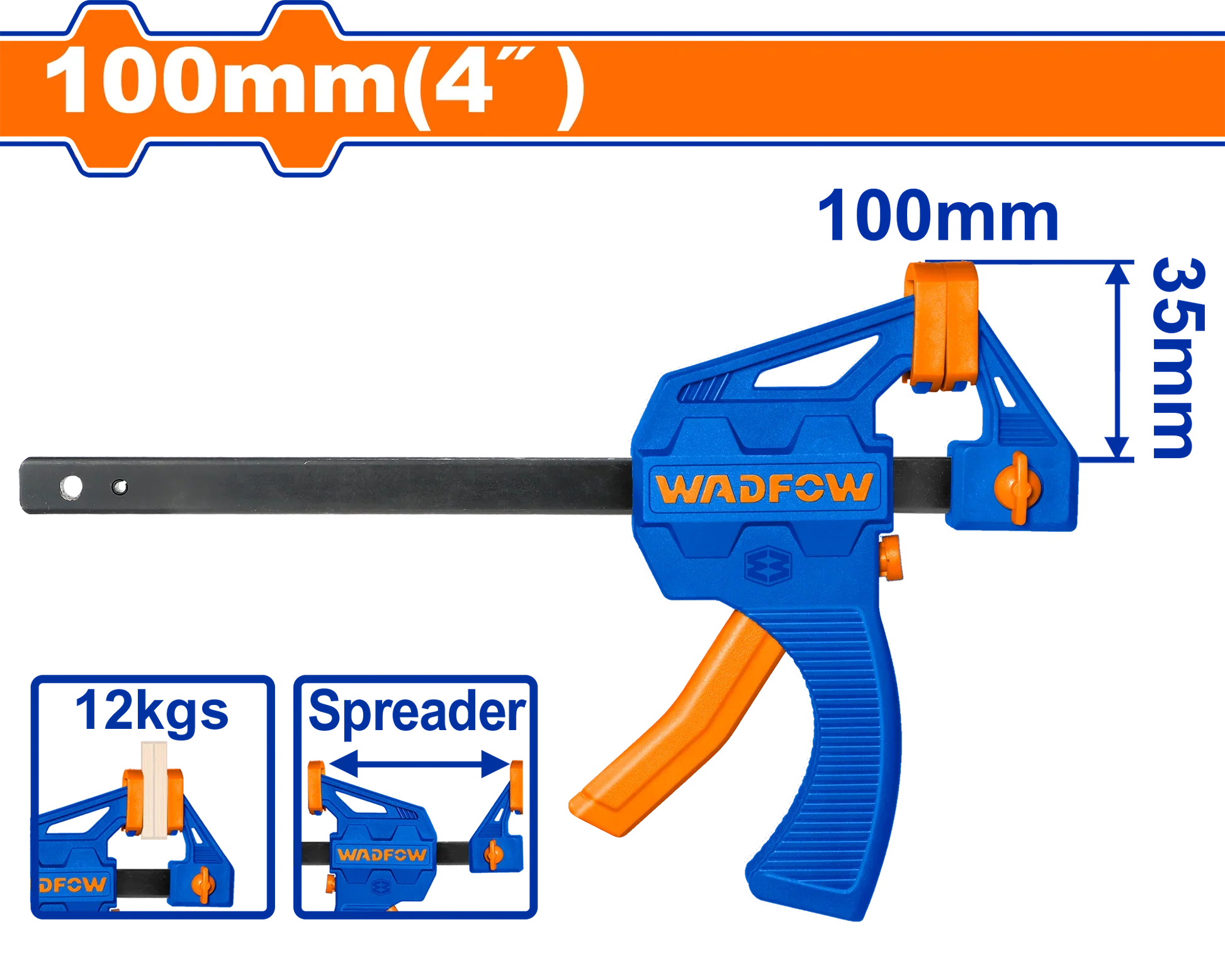 Wadfow Quick bar clamp WCP4374