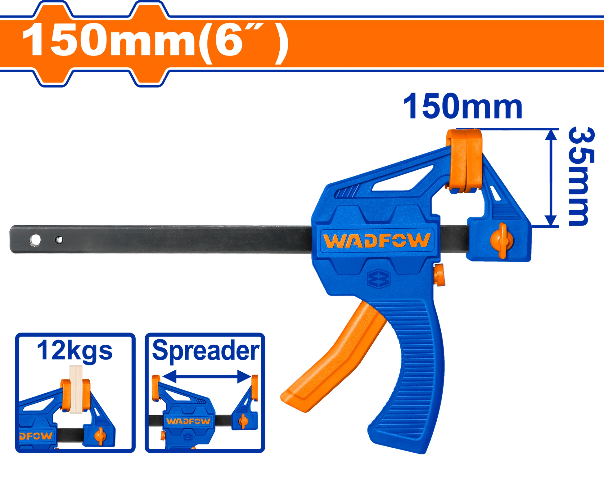 Wadfow Quick bar clamp WCP4376
