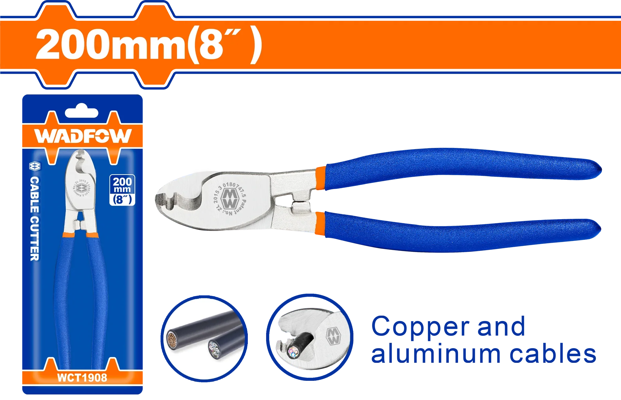 Wadfow Cable cutter WCT1908