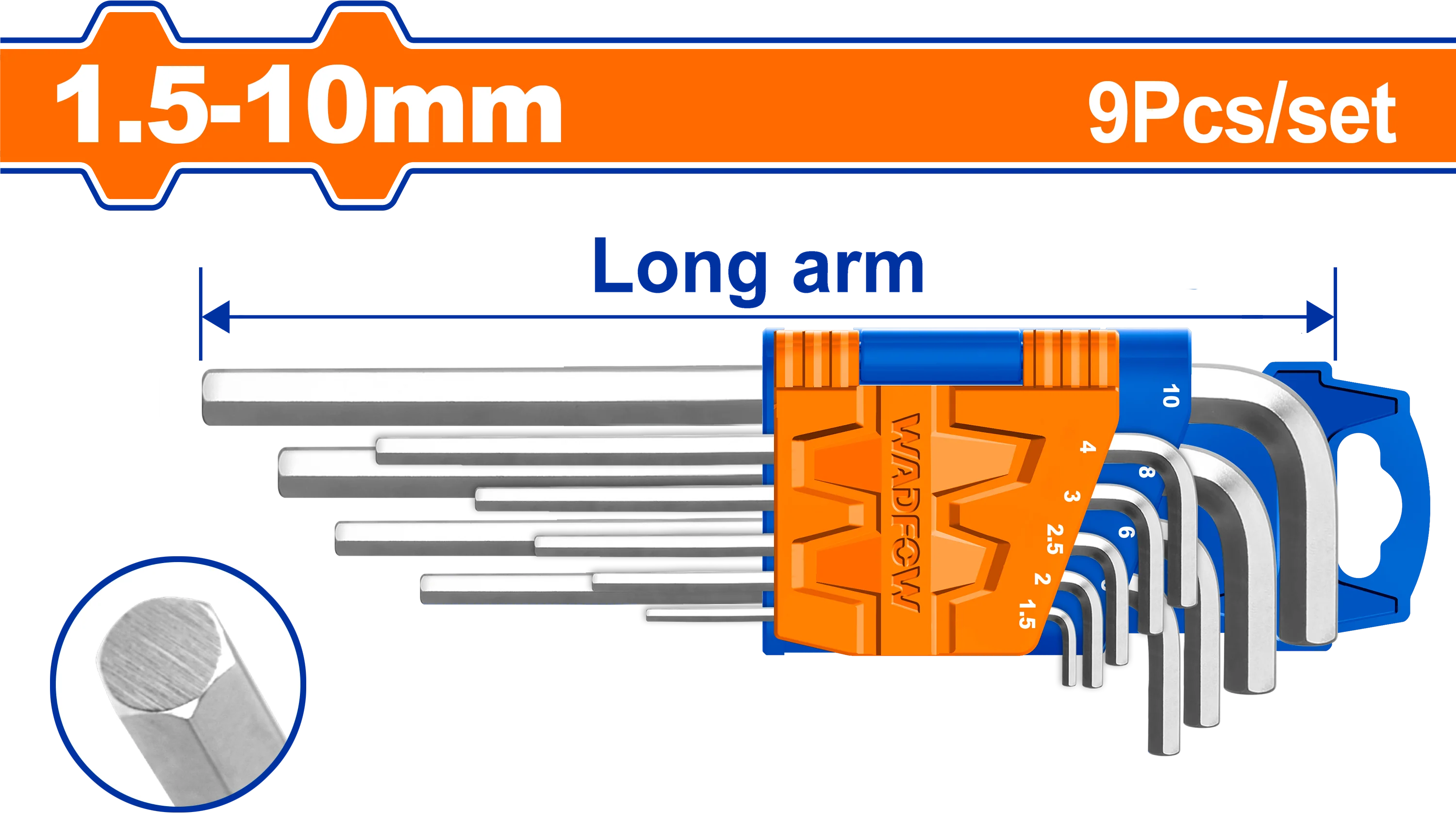 Wadfow Hex key WHK1291