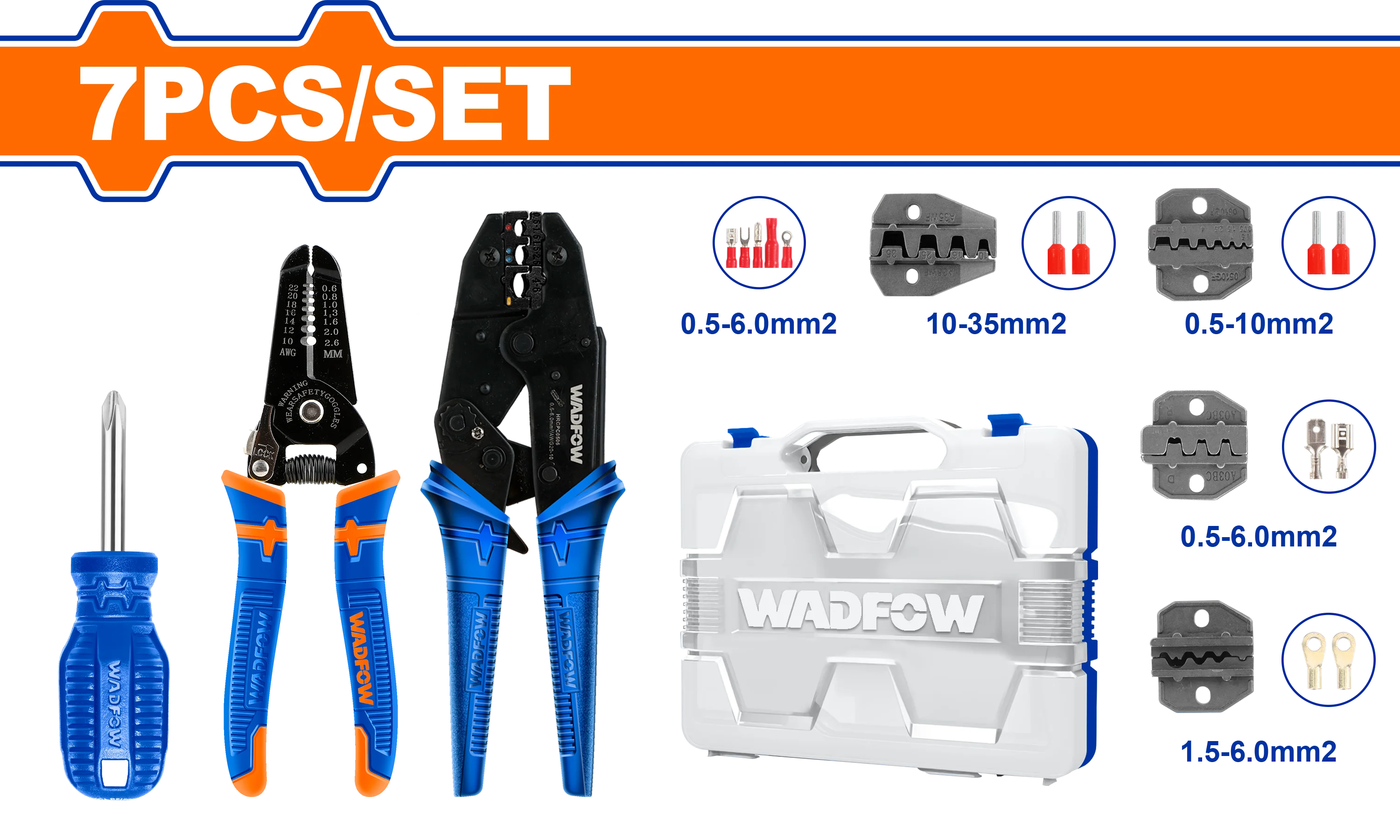 Wadfow Crimping pliers set WHS1B07