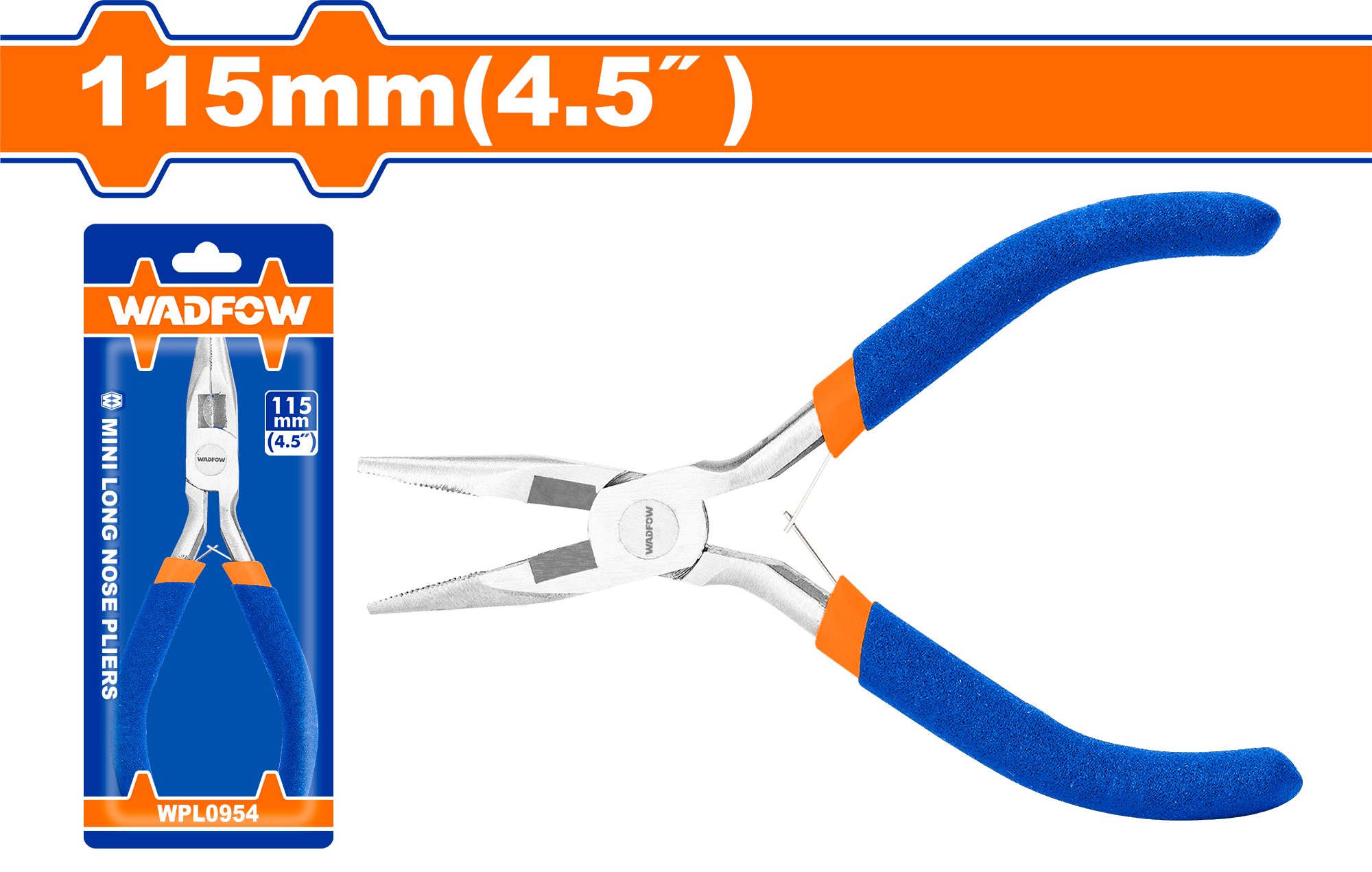Wadfow Mini long nose pliers WPL0954