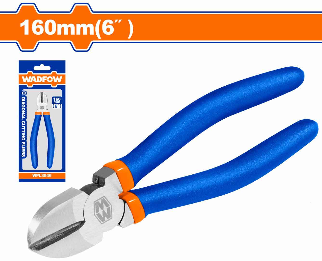 WADFOW Diagonal cutting pliers 160mm WPL3946