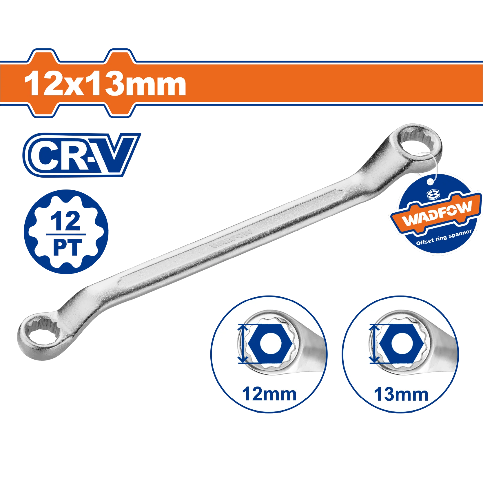 Wadfow Offset ring spanner WSA3104