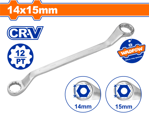 Wadfow Offset ring spanner WSA3105