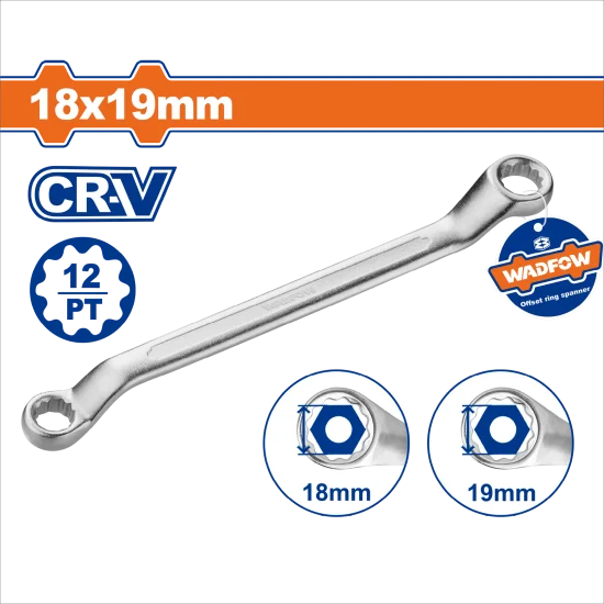 Wadfow Offset ring spanner WSA3107