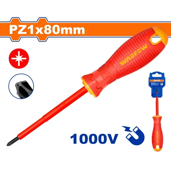 Wadfow Insulated pozidriv screwdriver WSD7273