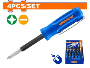 WADFOW 4-In-1 Pocket pen- shape screwdriver WSS2J04