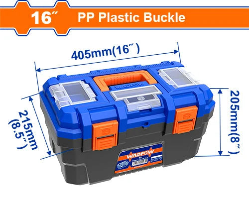 WADFOW 16" Plastic Tool Box WTB1316