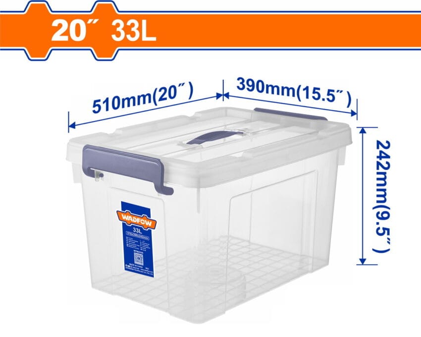 Wadfow Plastic storage box WTB2335