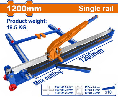 Wadfow Manual Tile Cutter 1200mm WTR1201