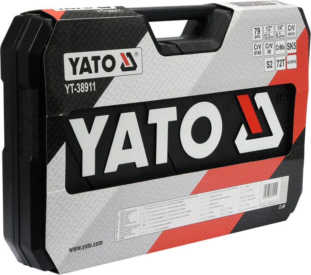 YATO 79pcs Hand Tool and Socket set YT-38911