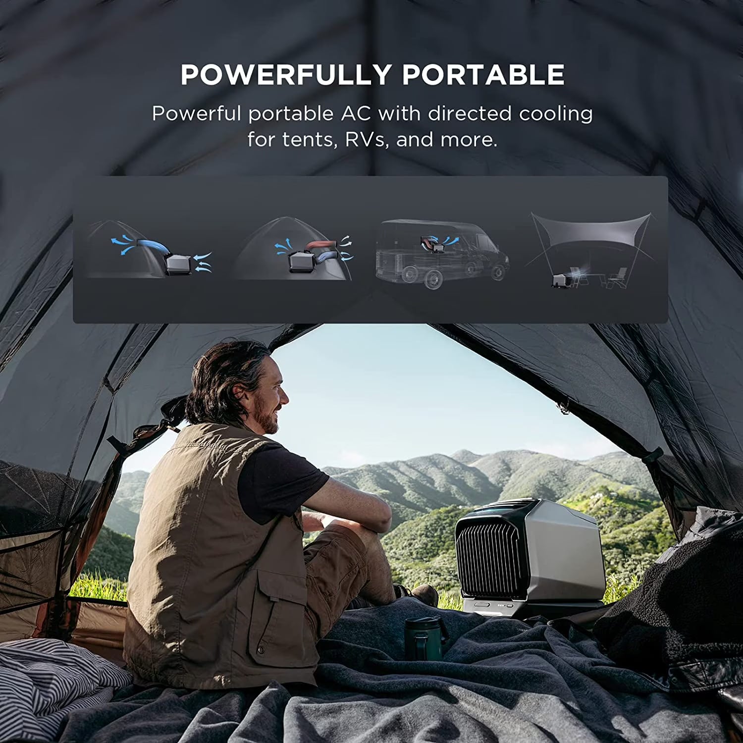 EcoFlow Wave 2 Portable Air Conditioner + Battery