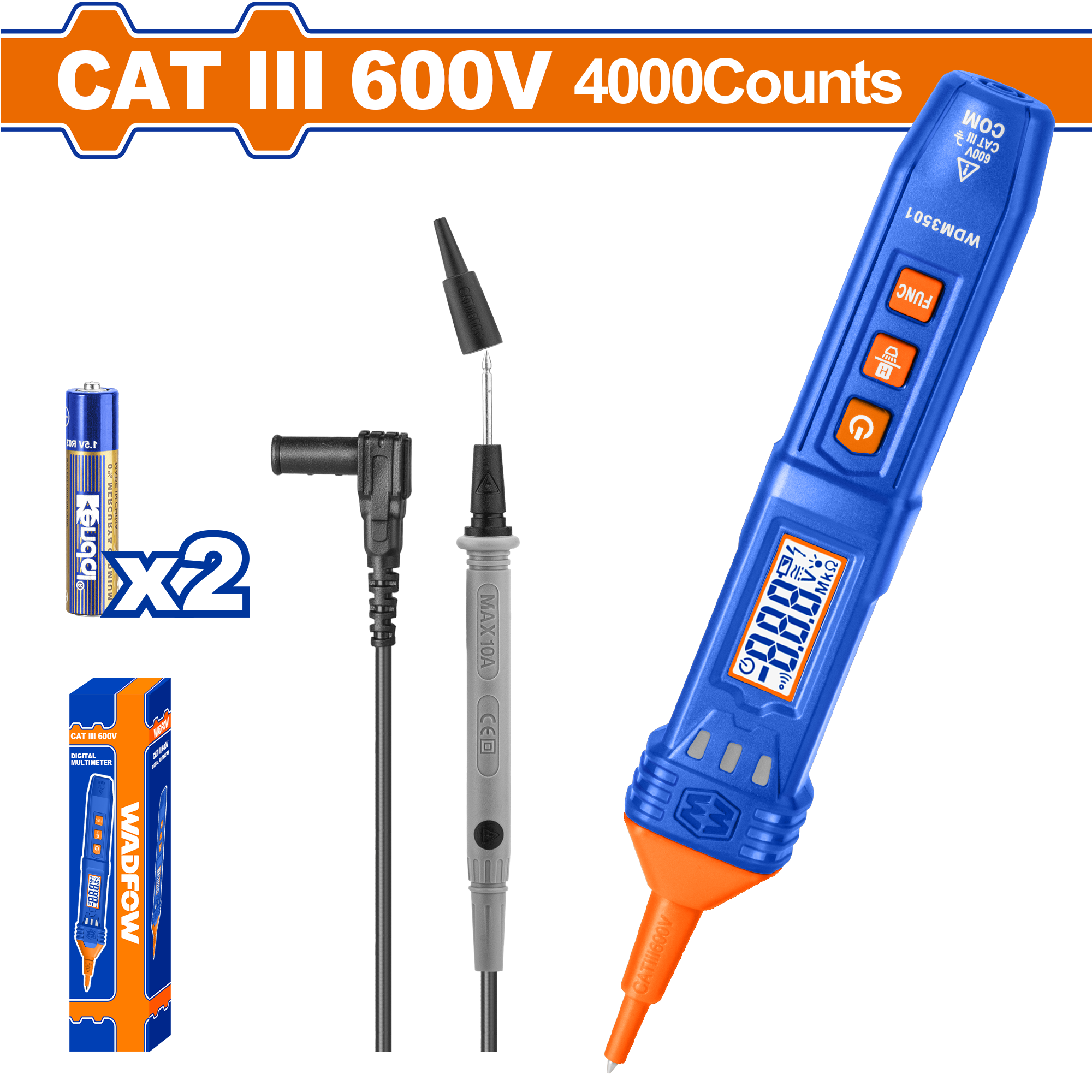Wadfow Digital multimeter WDM3501