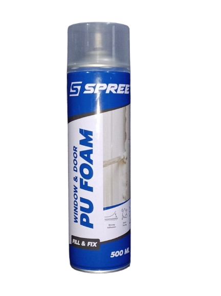 Spree PU Foam Window & Door Gap Filler - 500ml
