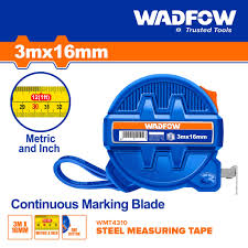 Wadfow Steel Measuring Tape 3m x 16mm WMT4310