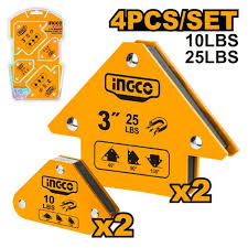 Ingco 4 Pcs magnetic welding holder set  AMWH4062