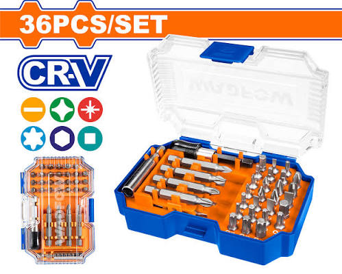 Wadfow 36 Pcs Screwdriver Bits Set WBS3B36