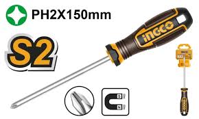 Ingco Phillips screwdriver 150MM/PH2 HSDPH2150
