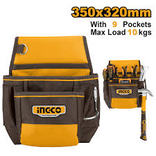 Ingco Tool pouch 9 pockets/ 10kg HTBP010128